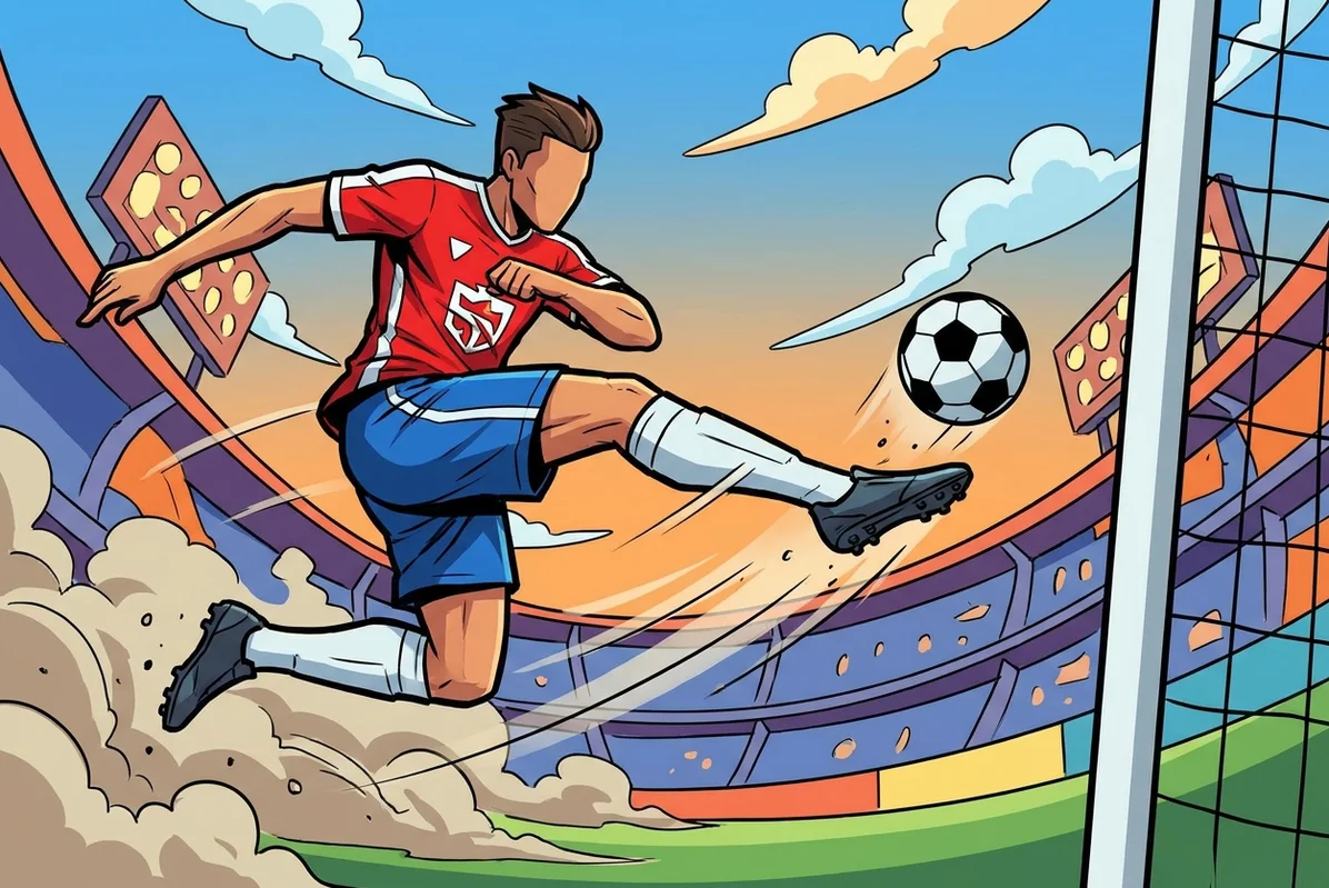 Soccer artwork