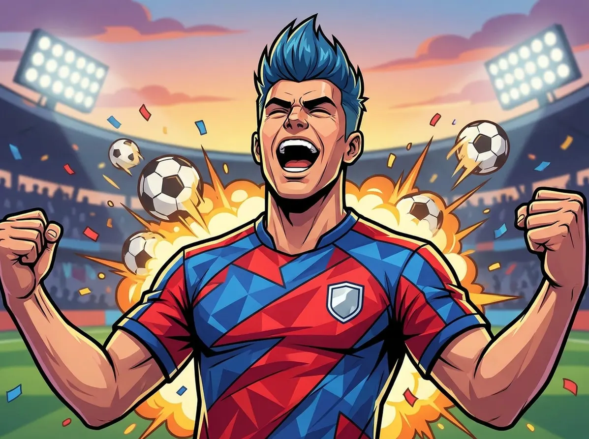 Soccer artwork
