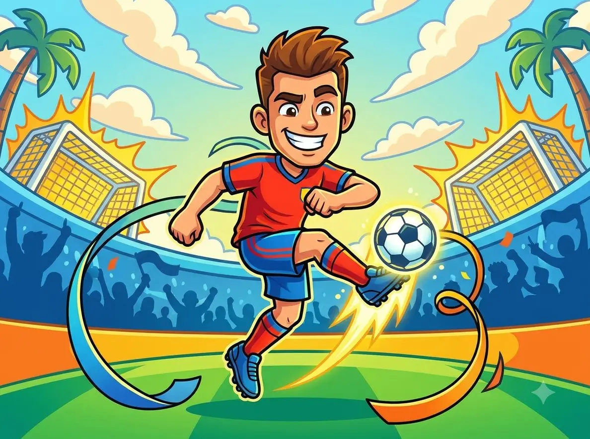 Soccer artwork